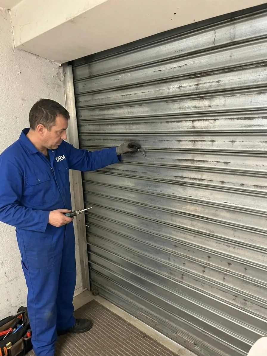 Rideau neuf sur une devanture — Rideau métallique à Clamart